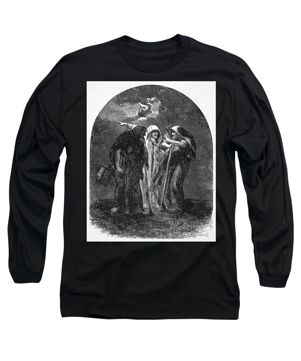 16th Century Long Sleeve T-Shirt featuring the photograph Shakespeare: Macbeth #4 by Granger