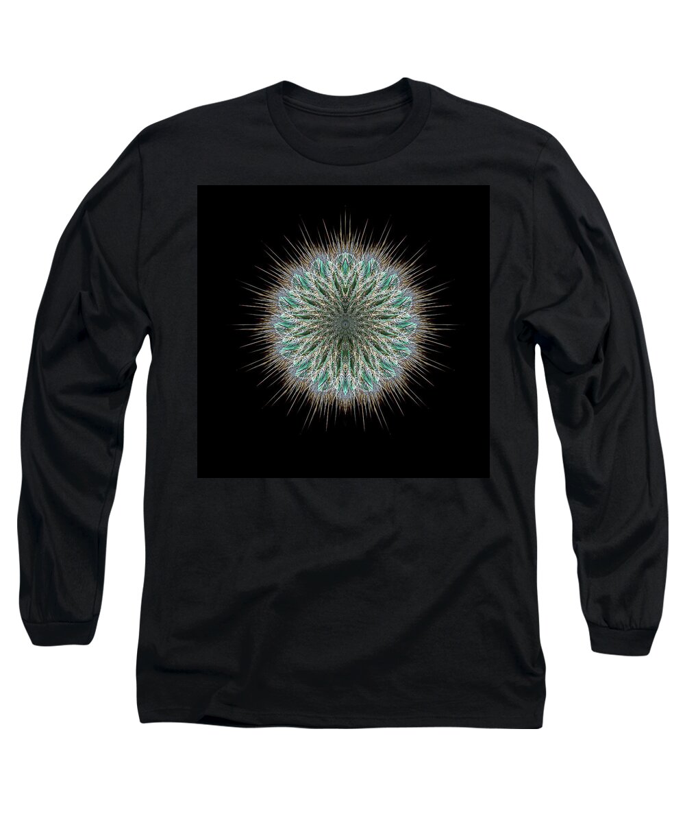 Cactus Long Sleeve T-Shirt featuring the photograph 4418 by Peter Holme III