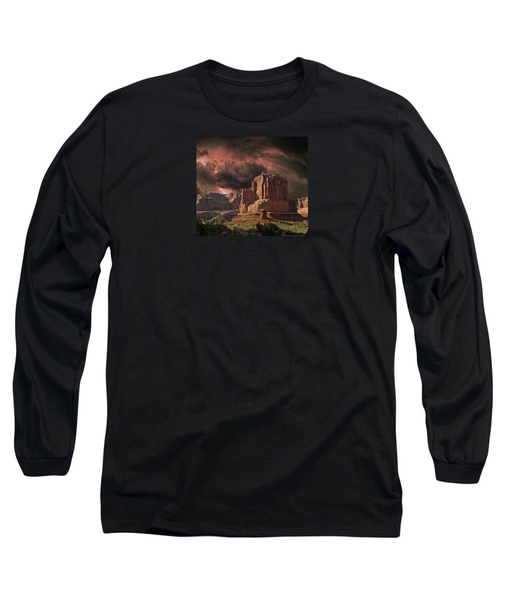Desert Long Sleeve T-Shirt featuring the photograph 4150 by Peter Holme III