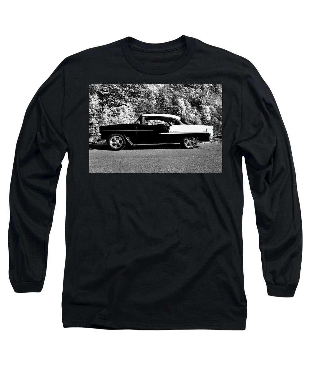 Infrared Long Sleeve T-Shirt featuring the photograph 55 BeLAiR in IR by Jamieson Brown