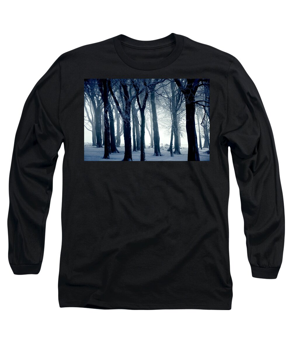 Winter Long Sleeve T-Shirt featuring the digital art Winter #68 by Super Lovely