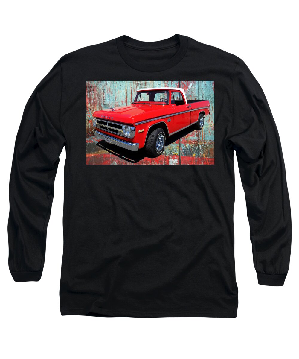 Victor Montgomery Long Sleeve T-Shirt featuring the photograph '70 Dodge Truck #70 by Vic Montgomery