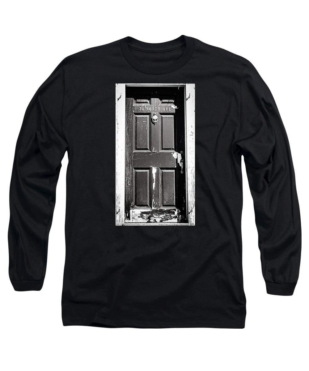 Door Long Sleeve T-Shirt featuring the photograph 74 North Ave. by Bruce Carpenter