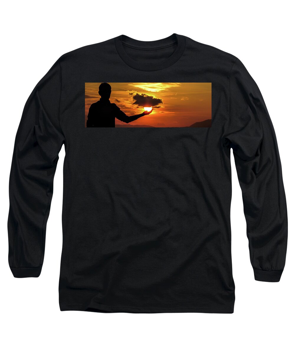 Sunset Long Sleeve T-Shirt featuring the photograph Sunset #8 by Cesar Vieira
