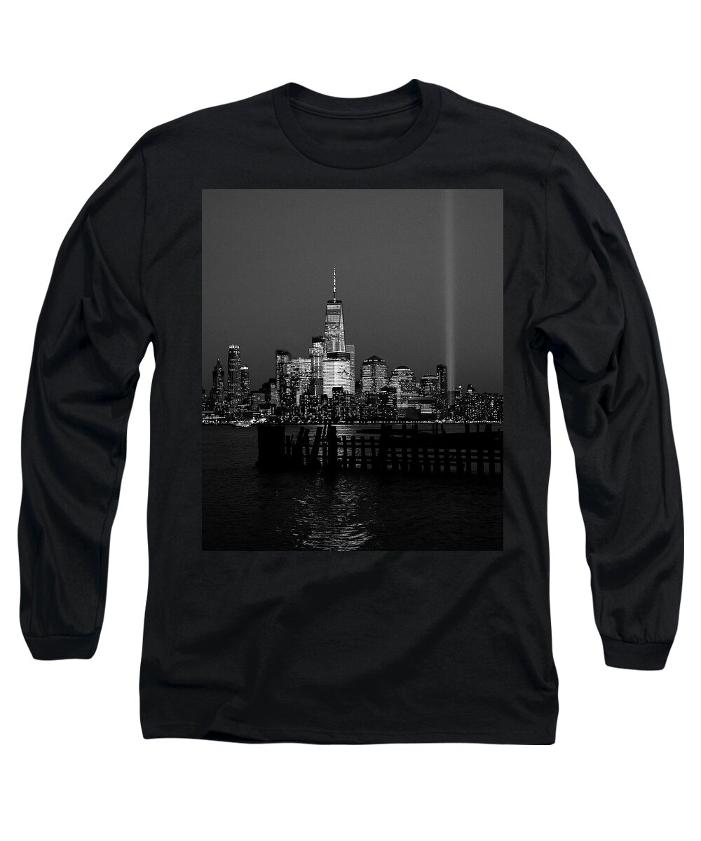 New York City Long Sleeve T-Shirt featuring the photograph Freedom by Daniel Carvalho