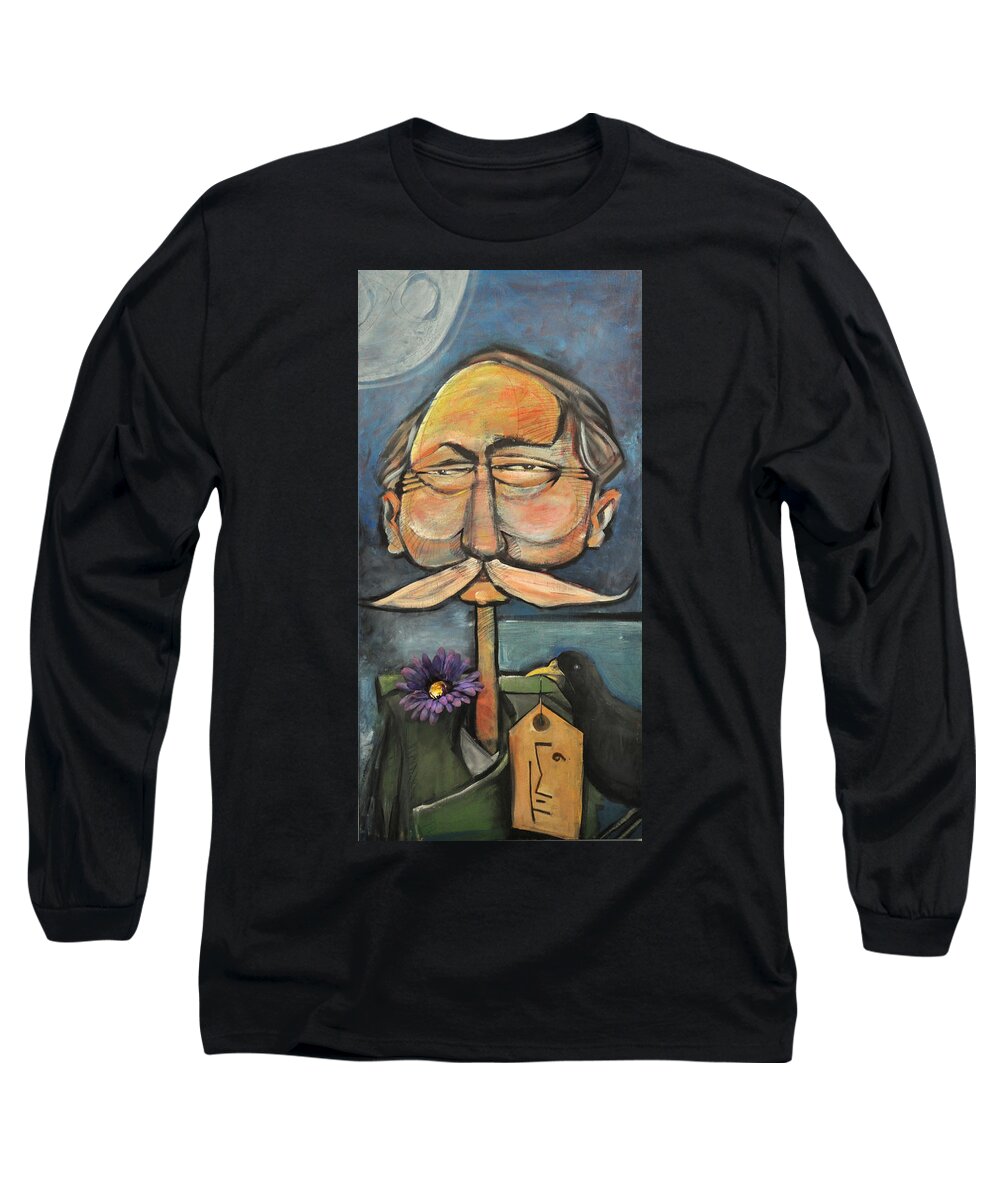 Bird Long Sleeve T-Shirt featuring the painting Admiral Bird by Tim Nyberg