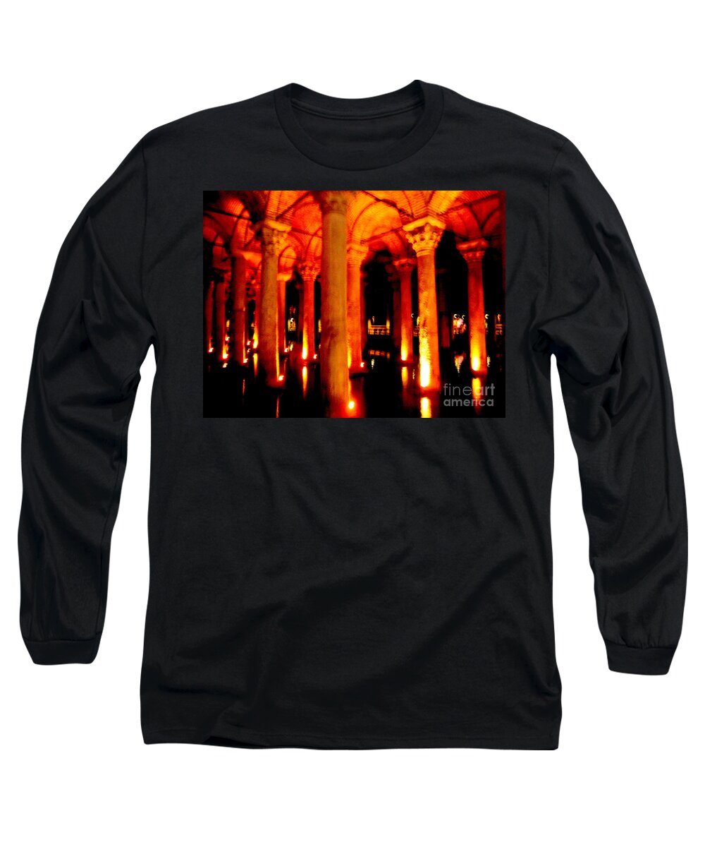 Light Long Sleeve T-Shirt featuring the photograph Arabic Nocturn A by Kumiko Mayer