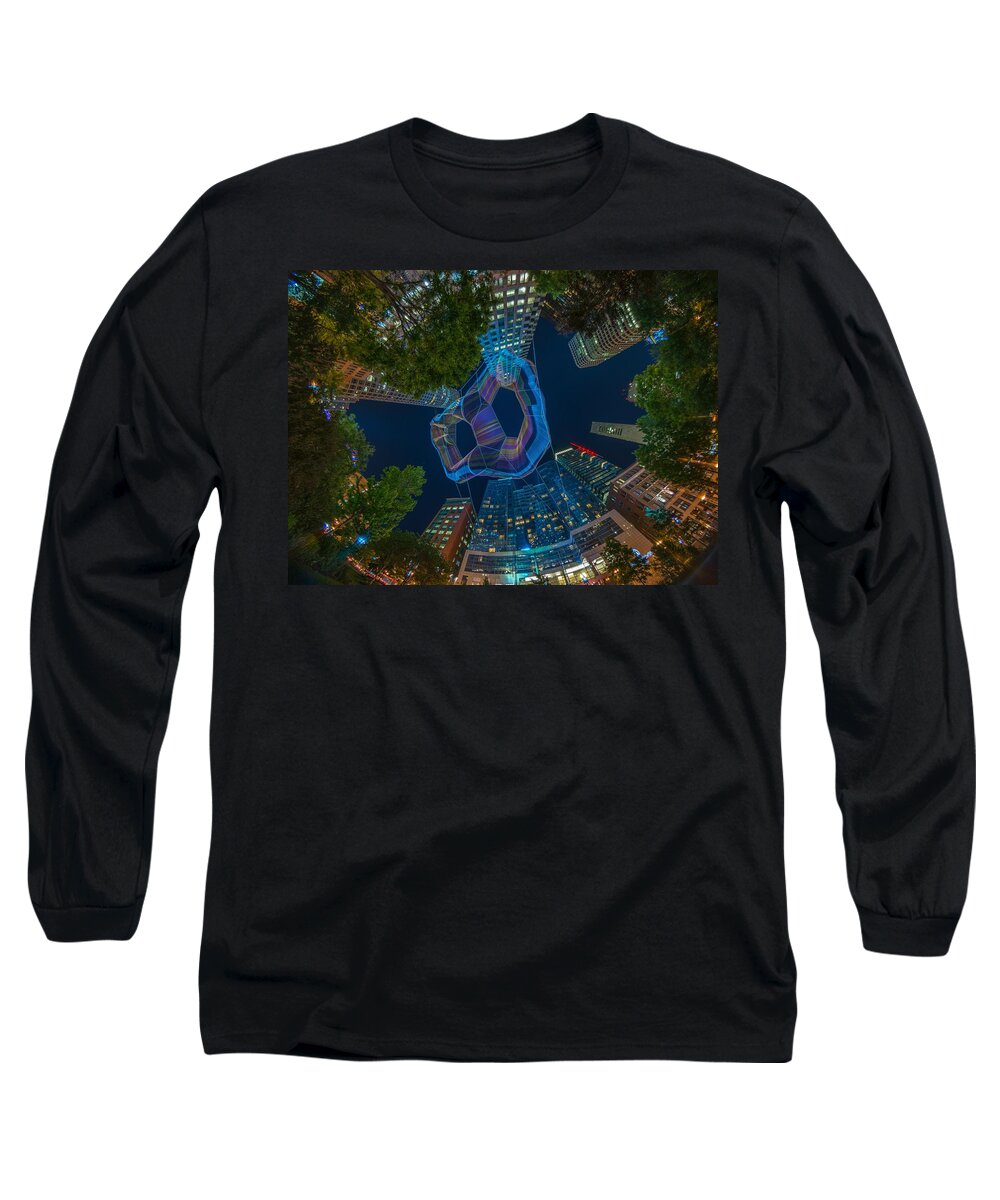 Art Long Sleeve T-Shirt featuring the photograph Art on the Greenway 1 by Bryan Xavier