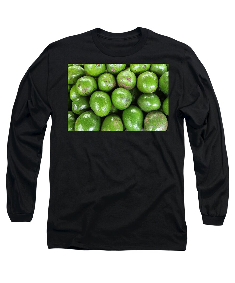 Food Long Sleeve T-Shirt featuring the photograph Avocados 243 by Michael Fryd