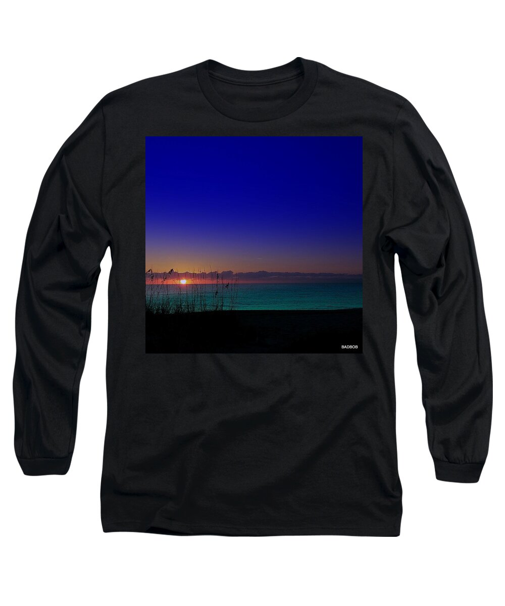 Sunrise Long Sleeve T-Shirt featuring the photograph BADBLUE sunrise by Robert Francis