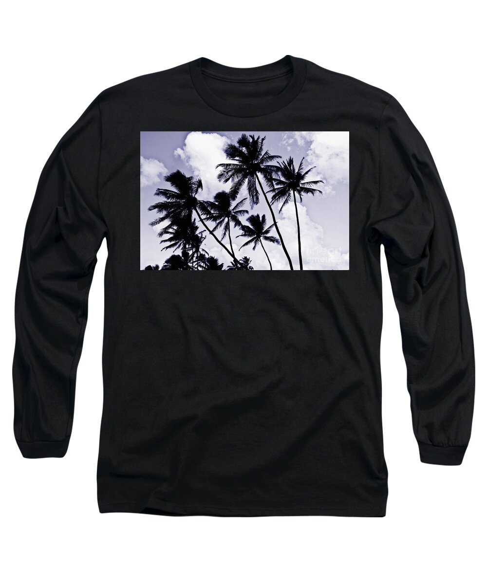 Hawaii Long Sleeve T-Shirt featuring the photograph Beautiful Palms of Maui 14 by Micah May