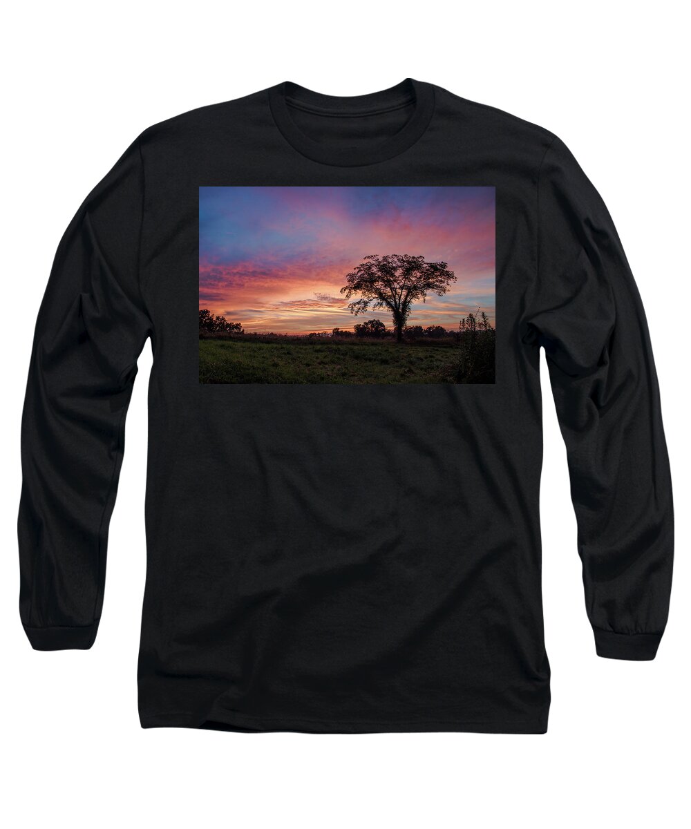 Sunset Long Sleeve T-Shirt featuring the photograph Beauty After The Storm by Holden The Moment