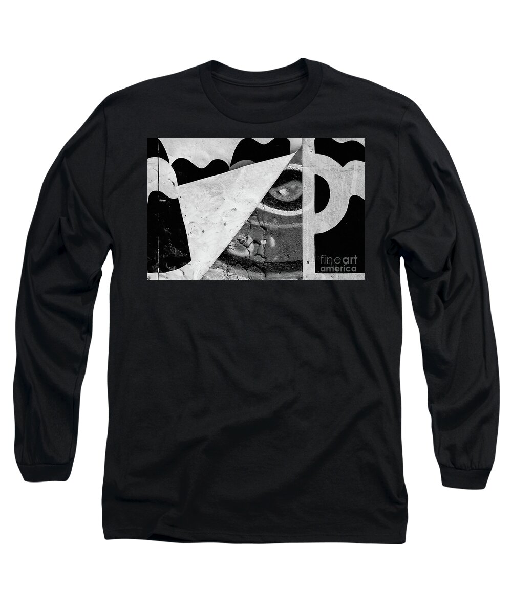 Abstract Long Sleeve T-Shirt featuring the photograph Behind the Scenes by Dean Harte