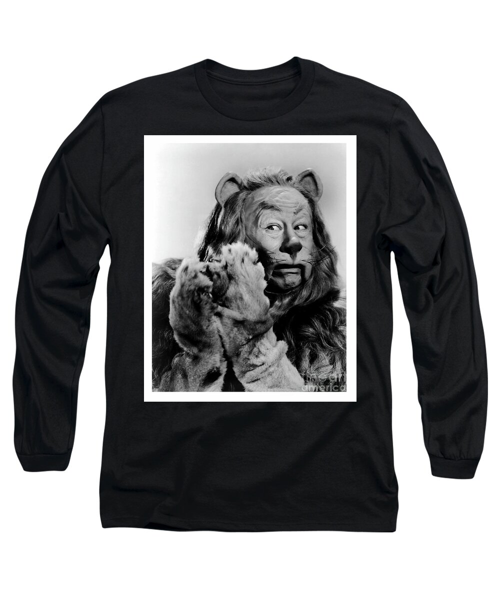 The Wizard Of Oz Long Sleeve T-Shirt featuring the photograph Cowardly Lion in The Wizard of Oz by Doc Braham