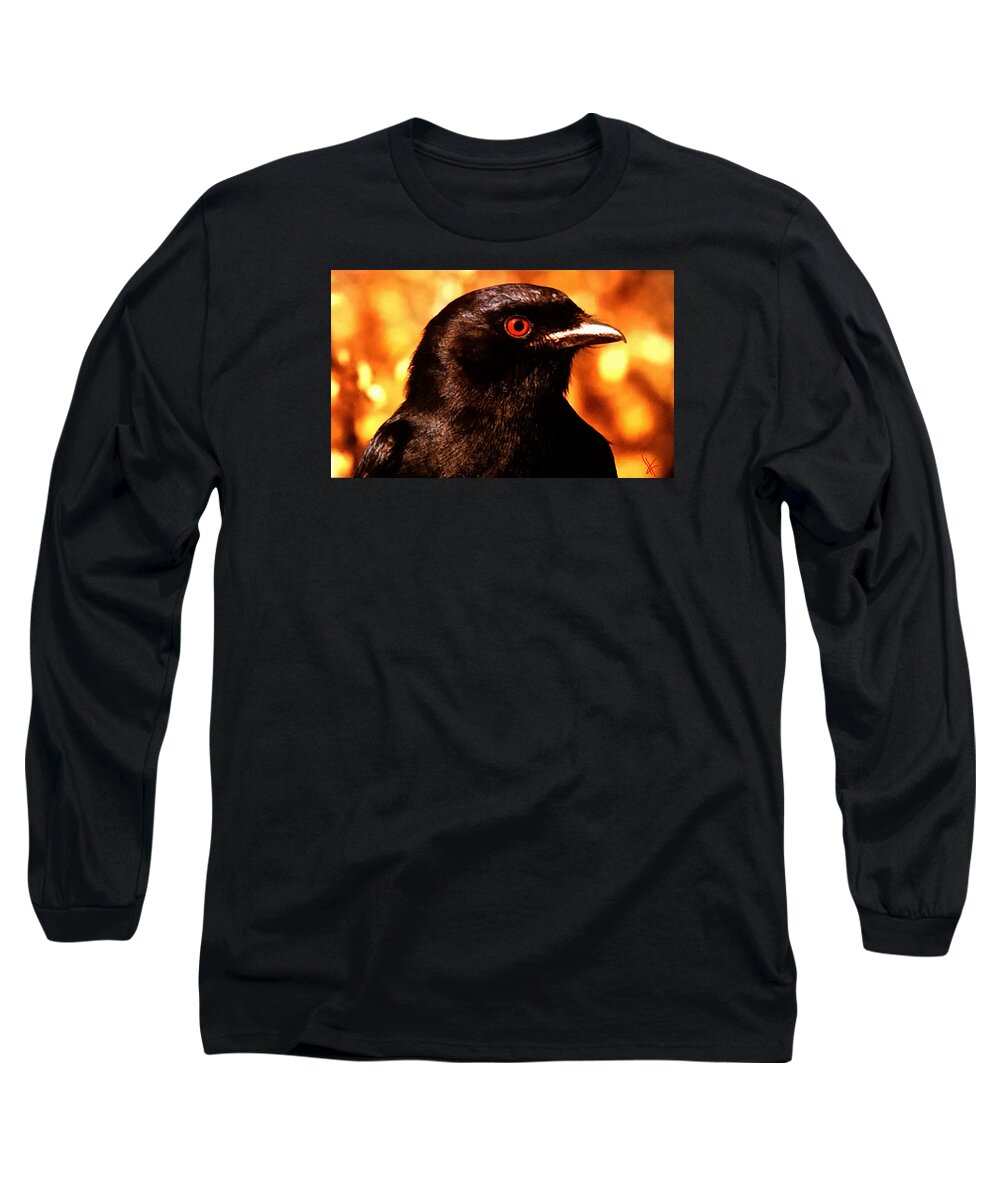 Colette Long Sleeve T-Shirt featuring the photograph Bird Friend by Colette V Hera Guggenheim