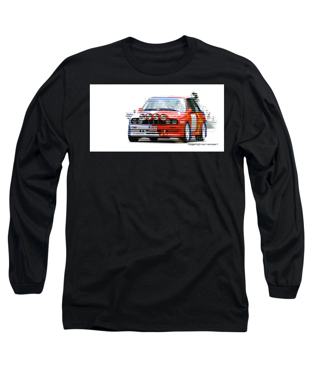Bmw Long Sleeve T-Shirt featuring the digital art BMW M3 Group A by Roger Lighterness