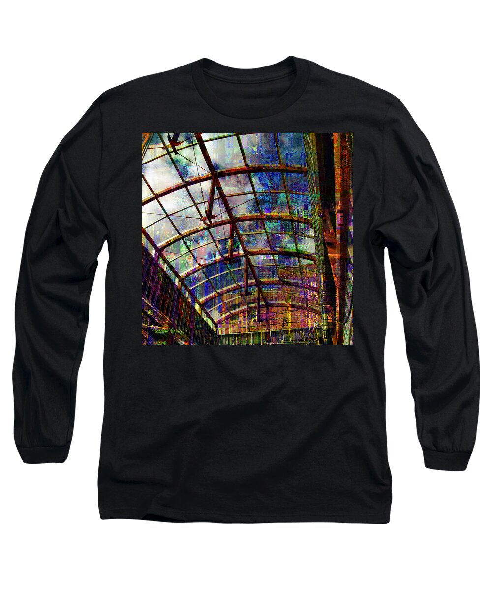 Commercial Long Sleeve T-Shirt featuring the digital art Building for the Future by Barbara Berney