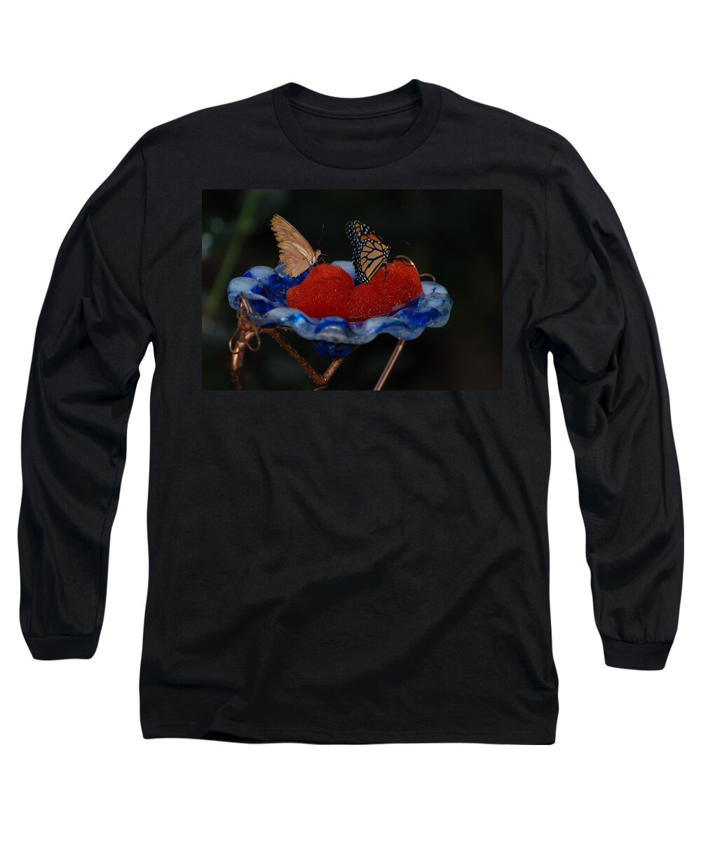 Fruit Long Sleeve T-Shirt featuring the photograph Butterfly Fruit by Richard Bryce and Family