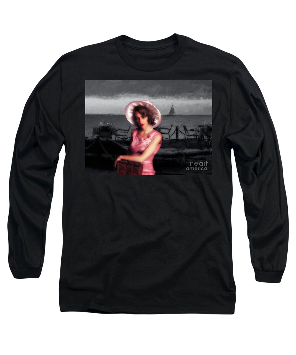 Fine Art Photography Long Sleeve T-Shirt featuring the photograph Bygone ... by Chuck Caramella
