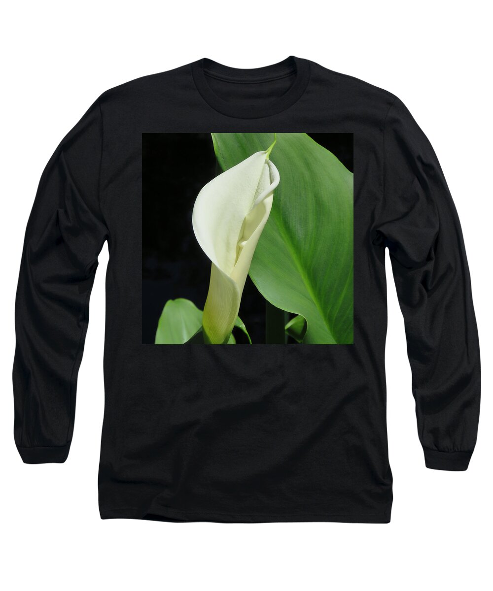 Flower Long Sleeve T-Shirt featuring the photograph Cala Lily by Pat Exum