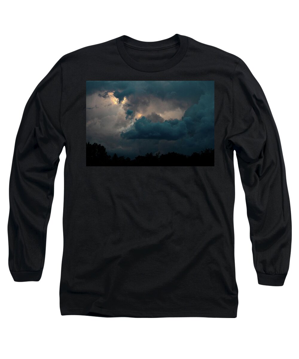 Storm Clouds Long Sleeve T-Shirt featuring the photograph Call of the Valkerie by Bruce Patrick Smith