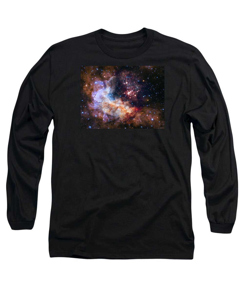 Space Long Sleeve T-Shirt featuring the photograph Celebrating Hubble's 25th Anniversary by Eric Glaser
