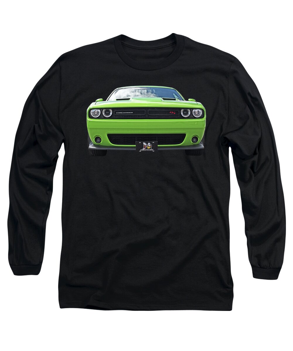 Dodge Long Sleeve T-Shirt featuring the photograph Challenger Scat Pack by Gill Billington