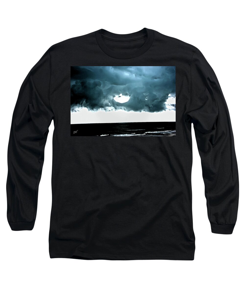 Storm Clouds Long Sleeve T-Shirt featuring the photograph Circle of Storm Clouds by Gina O'Brien