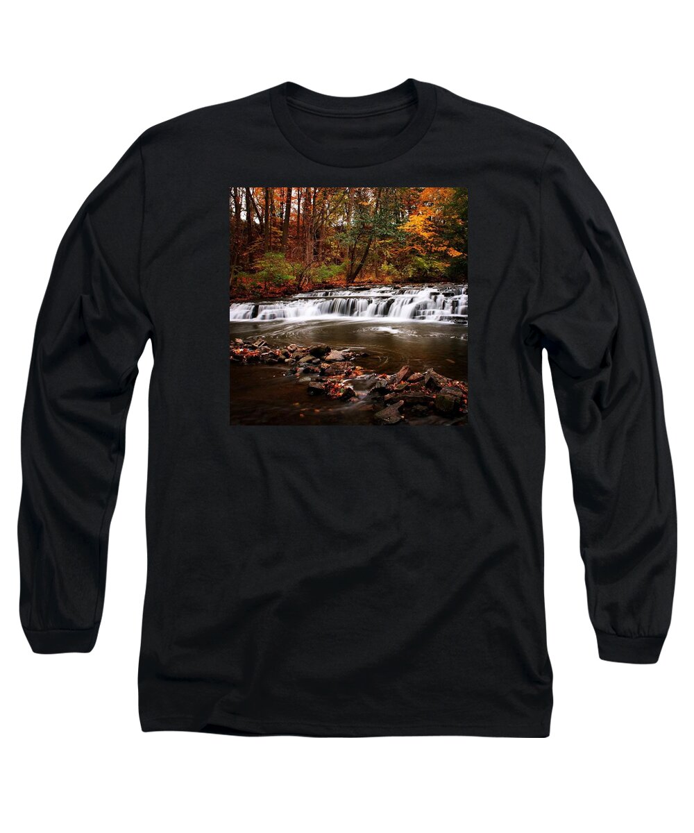 Water Long Sleeve T-Shirt featuring the photograph Corbett Swirl by Justin Connor