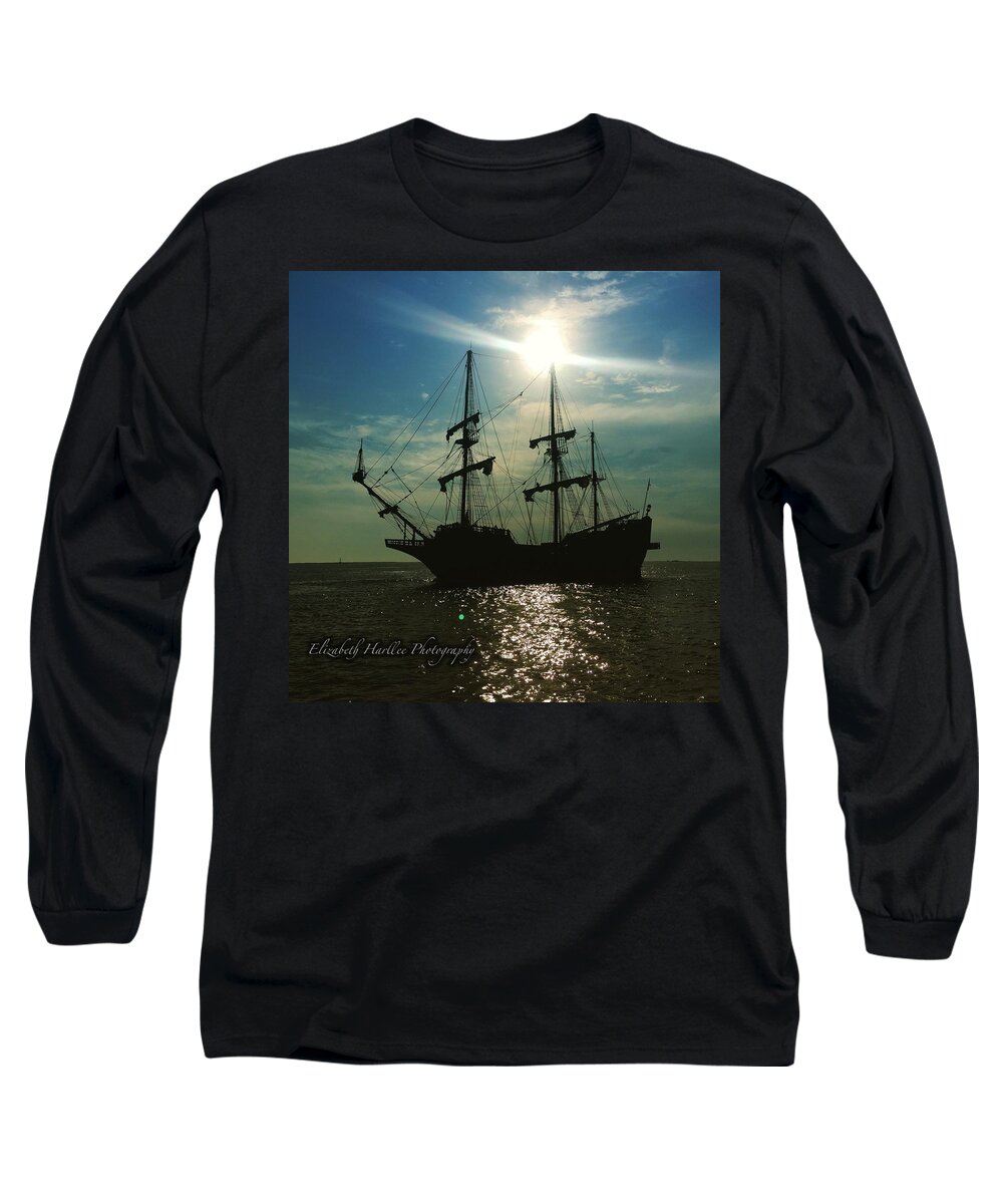  Long Sleeve T-Shirt featuring the photograph Crossing The Cape Fear by Elizabeth Harllee