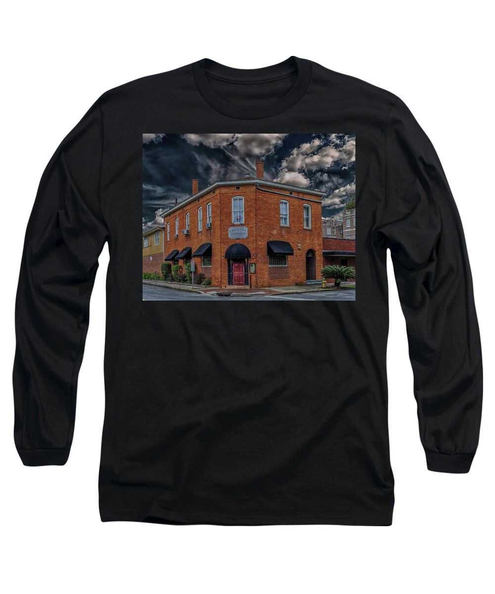Crystal Beer Parlor Long Sleeve T-Shirt featuring the photograph Crystal Beer Parlor by Darryl Brooks