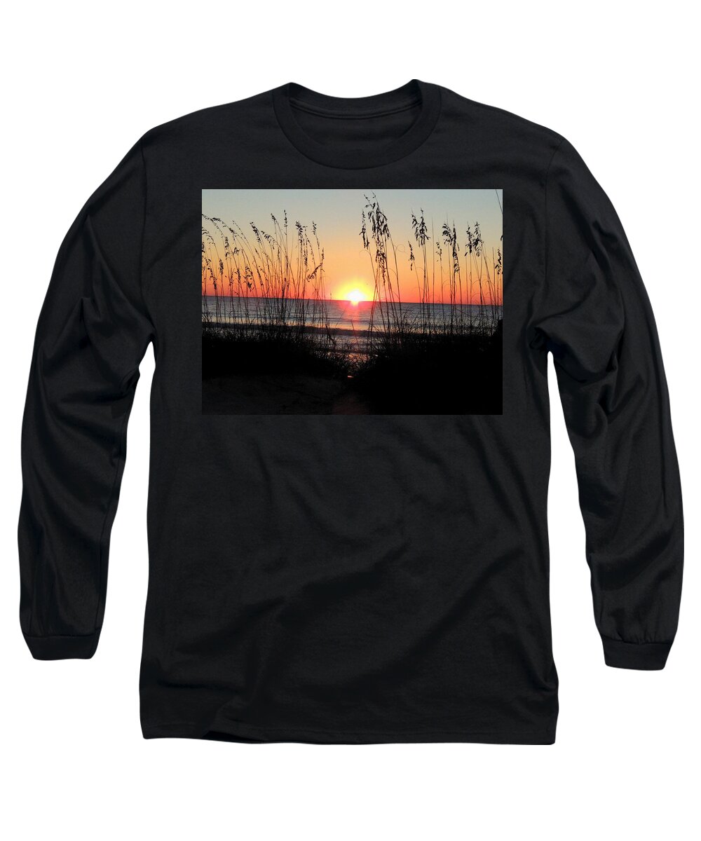 Sunrise Long Sleeve T-Shirt featuring the photograph Dawn of the Eclipse by Vincent Green