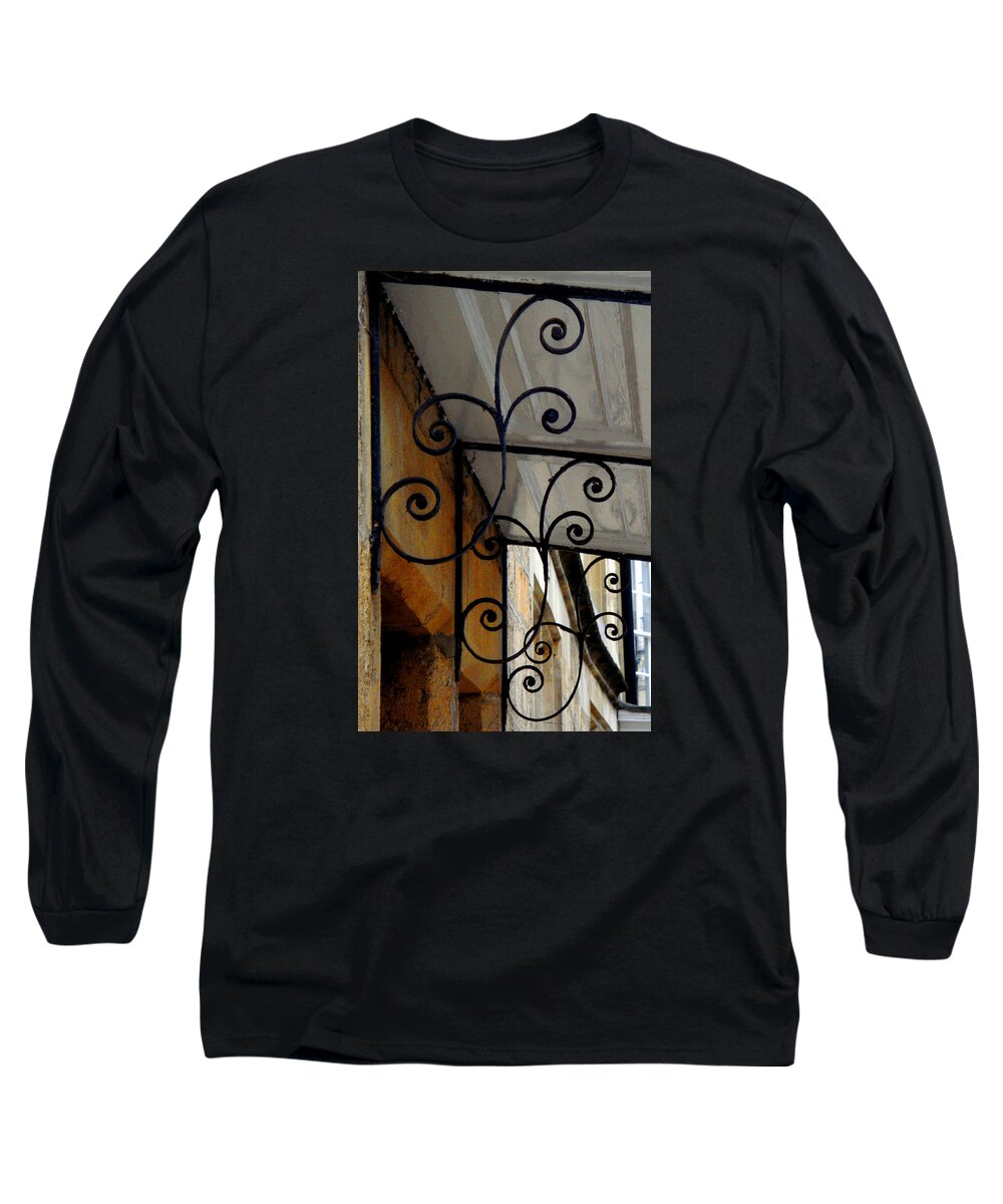 Architecture Long Sleeve T-Shirt featuring the photograph Decor by Roberto Alamino