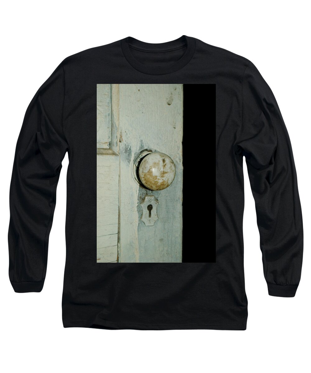 Door Long Sleeve T-Shirt featuring the photograph Door is Open by Troy Stapek