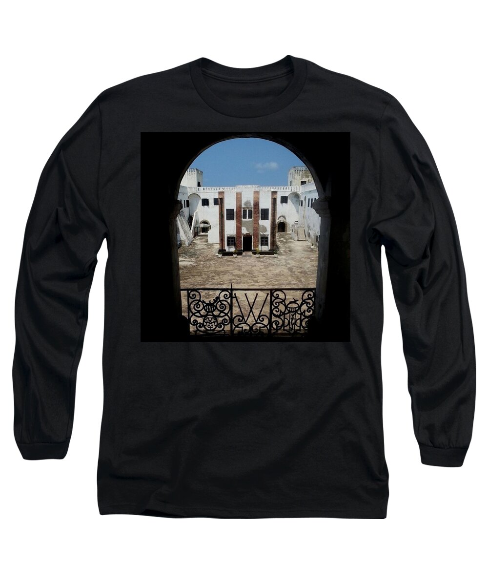  Long Sleeve T-Shirt featuring the photograph Elmina Slave Castle by Pascal Brun