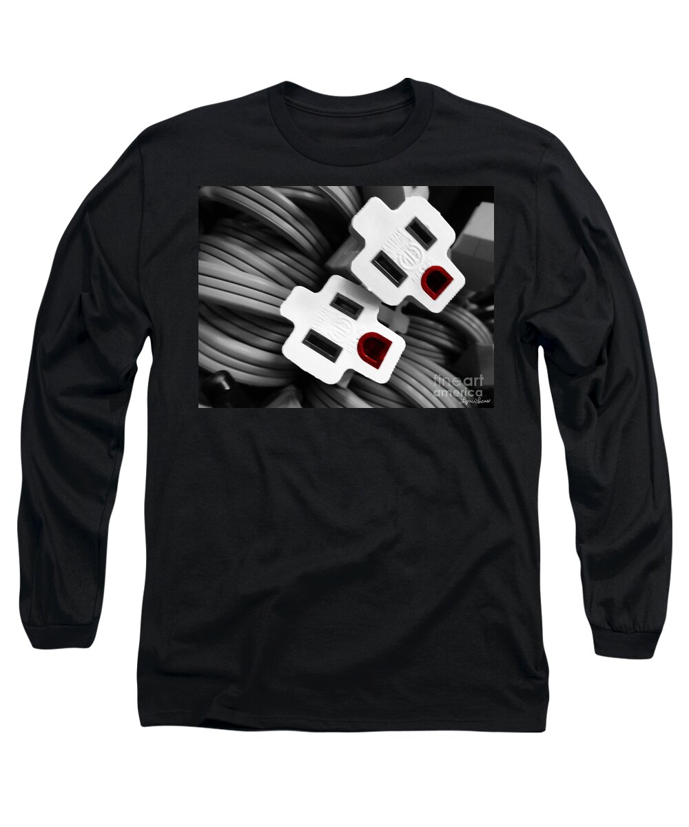 Abstract Long Sleeve T-Shirt featuring the photograph Emotional Outlet by Lyric Lucas