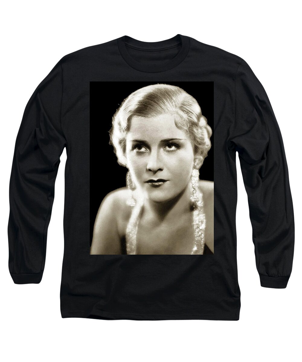 Eva Braun Circa 1935 Long Sleeve T-Shirt featuring the photograph Eva Braun circa 1935 by David Lee Guss