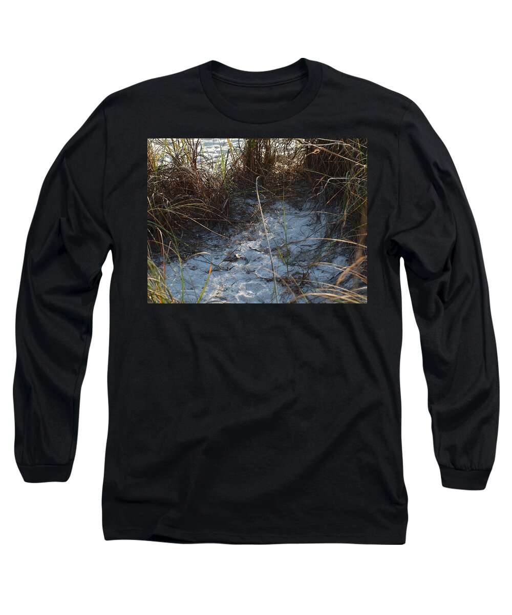 Long Sleeve T-Shirt featuring the photograph Everything Grows In The Sand by Robert Margetts