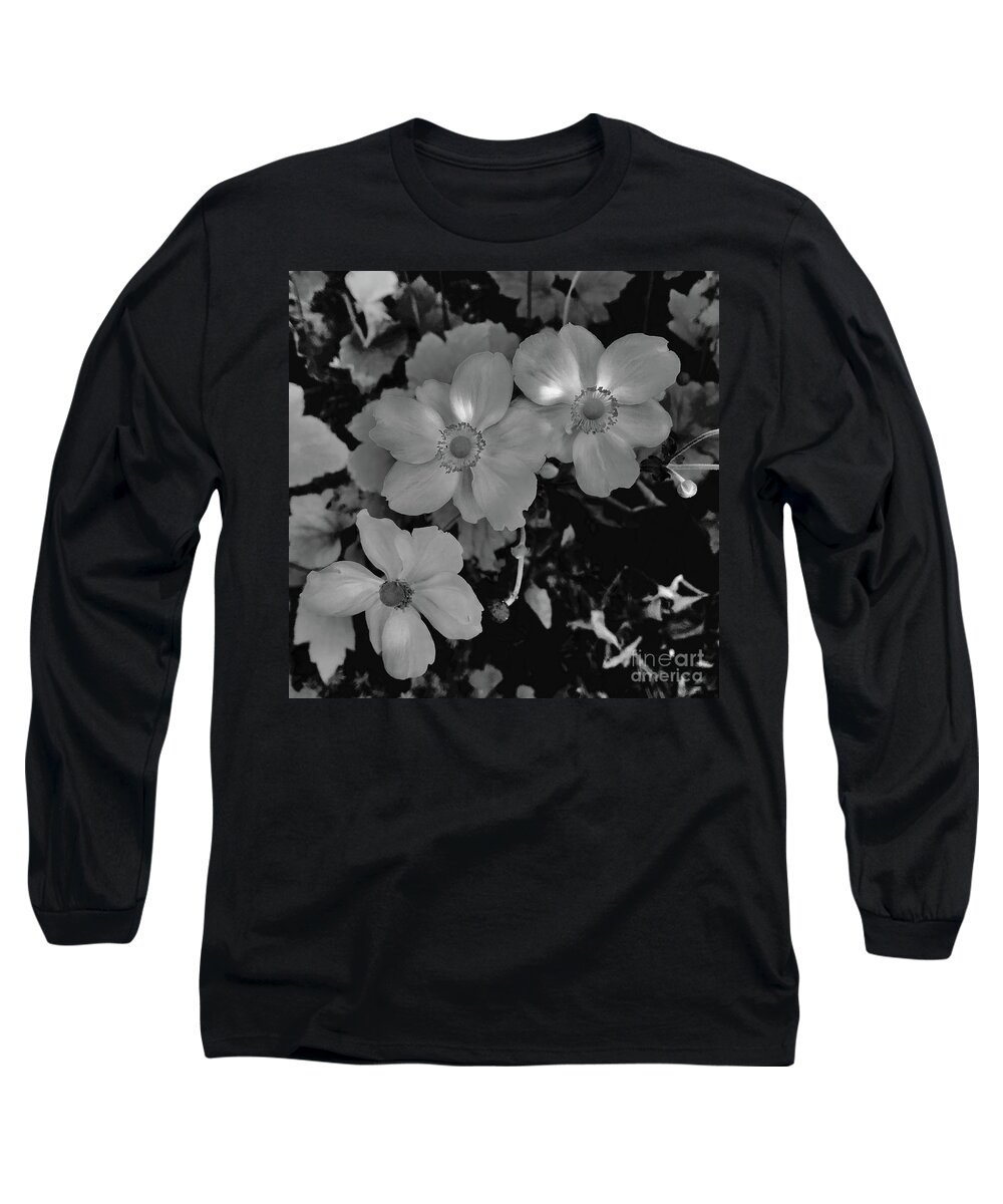 Flowers Long Sleeve T-Shirt featuring the photograph Faded flowers by LeLa Becker