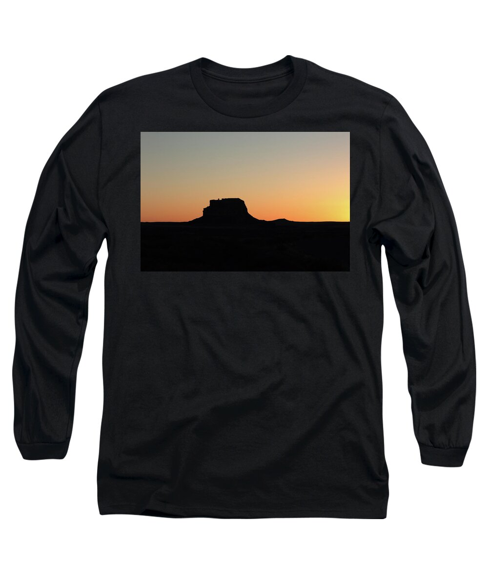 Fajada Butte Long Sleeve T-Shirt featuring the photograph Fajada Butte by David Diaz