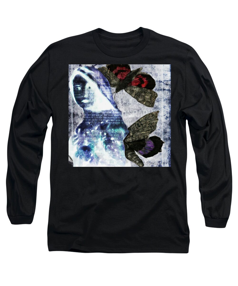 Woman Long Sleeve T-Shirt featuring the digital art Fall To Earth by Delight Worthyn