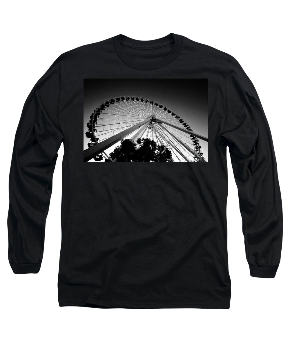 Chicago Long Sleeve T-Shirt featuring the photograph Ferris Wheel by Leslie Leda