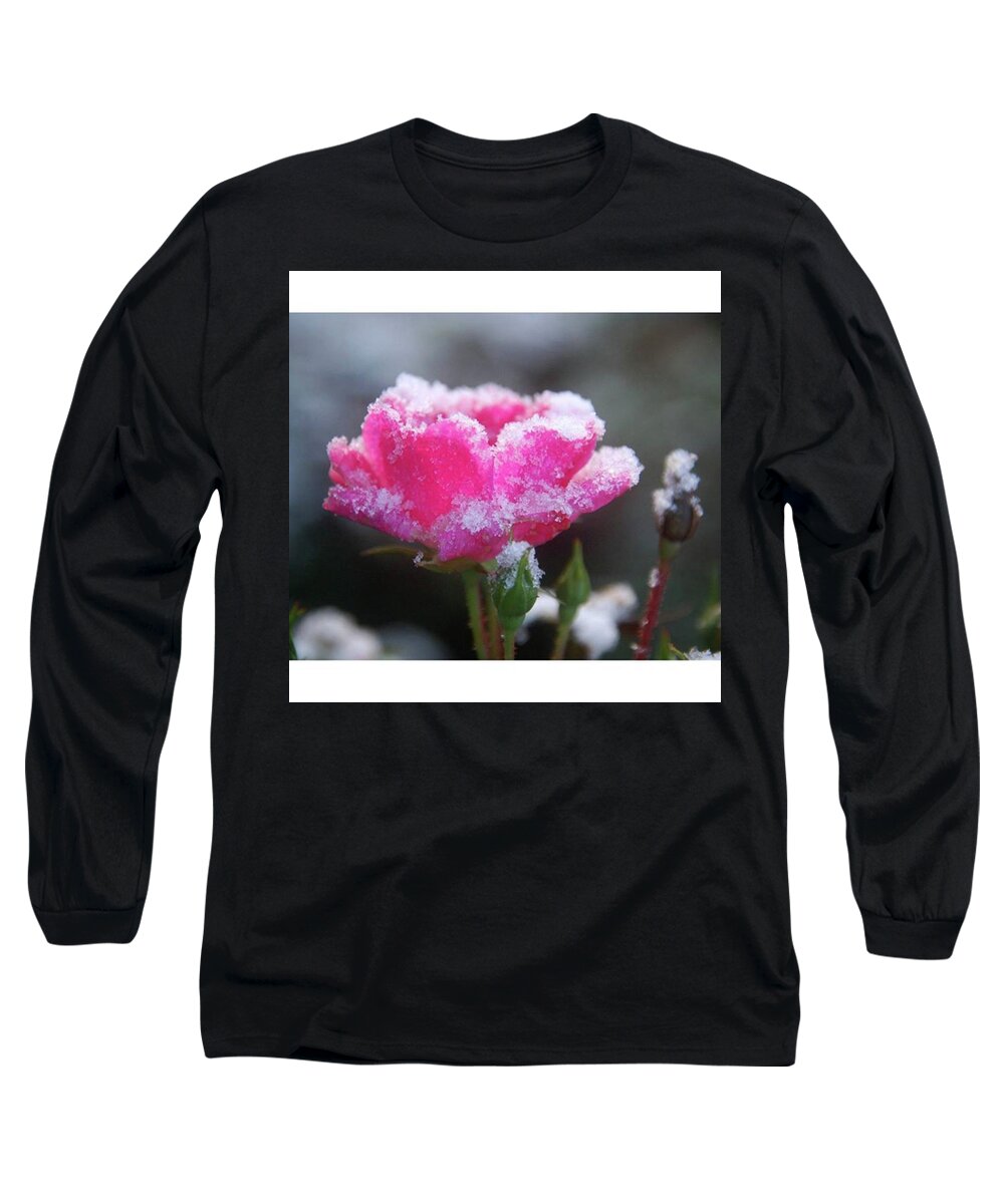 Nature_brilliance Long Sleeve T-Shirt featuring the photograph Finally It's Getting Cold Here by Axel Behrens