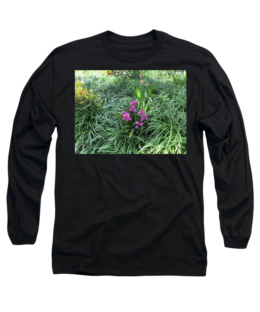 Flowers Long Sleeve T-Shirt featuring the photograph Flowers in Paradise #3 by Susan Grunin
