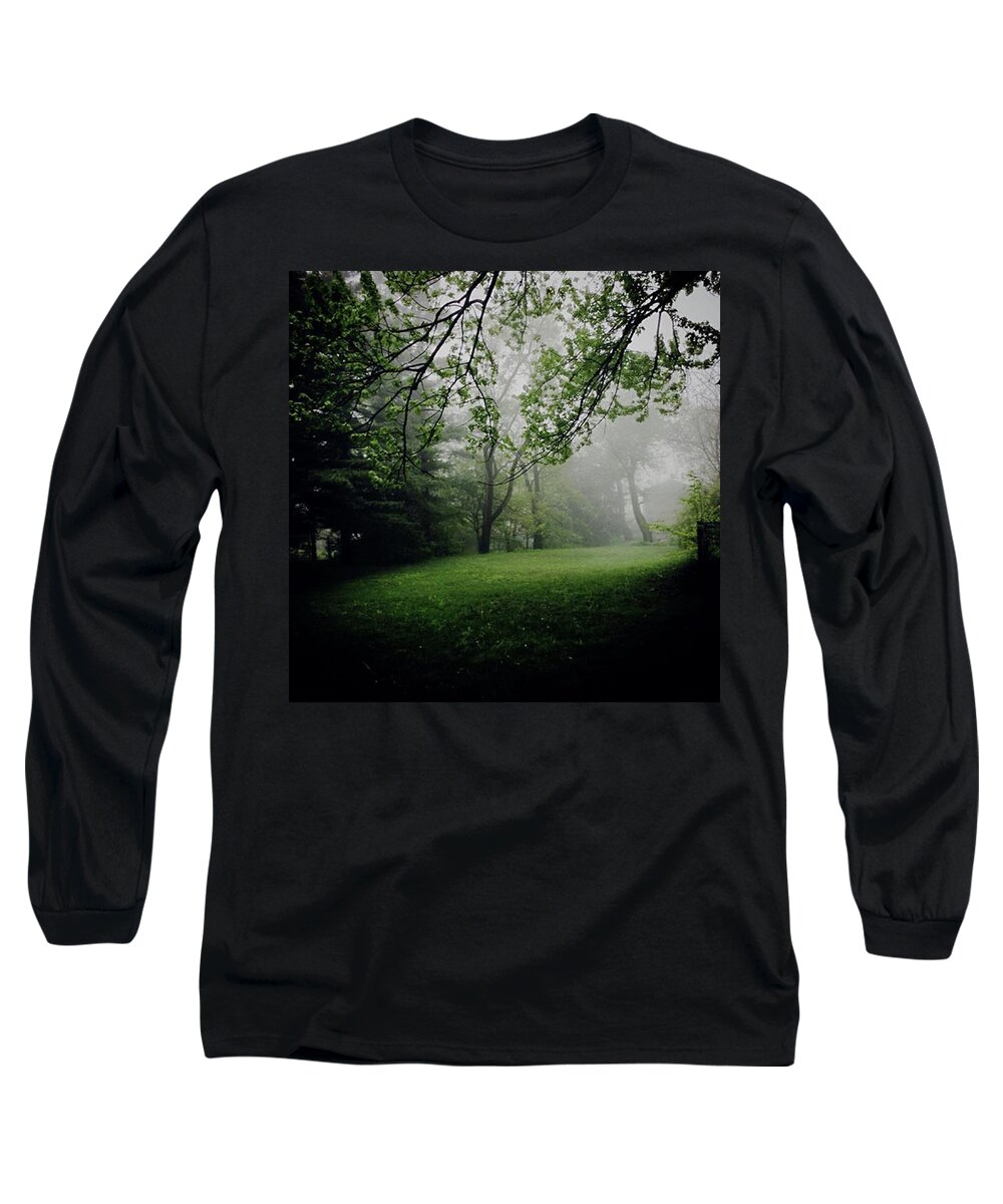 Fog Long Sleeve T-Shirt featuring the photograph Fog On The Green by Frank J Casella