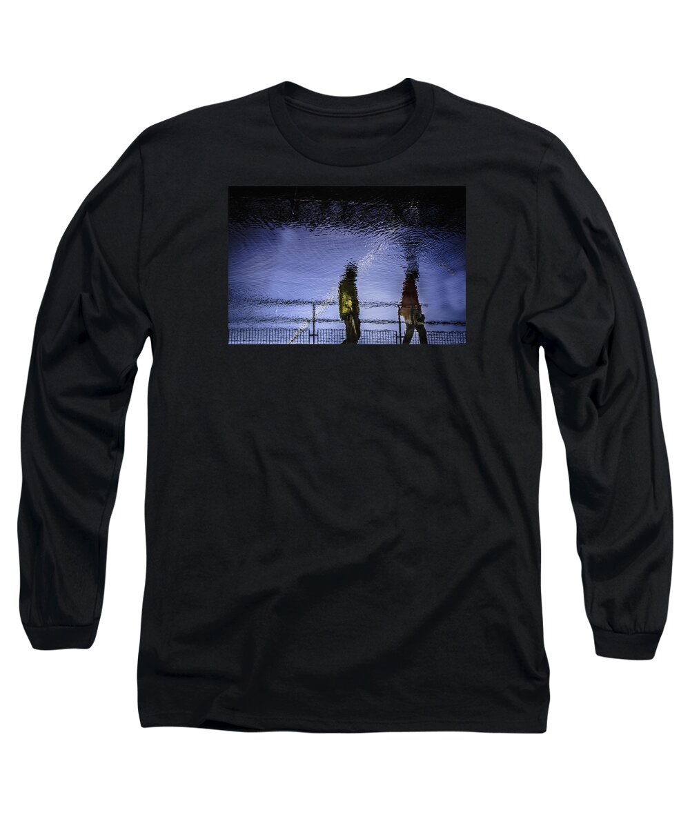  Long Sleeve T-Shirt featuring the photograph Following by Mache Del Campo