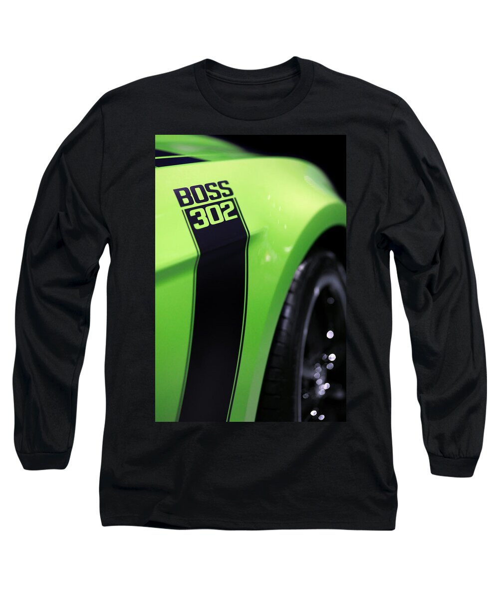 2011 Long Sleeve T-Shirt featuring the photograph Ford Mustang - BOSS 302 by Gordon Dean II