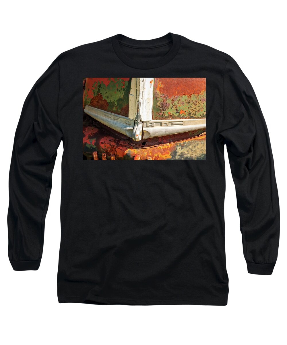 Ghost Town Long Sleeve T-Shirt featuring the photograph Ford Truck by Jeff Phillippi