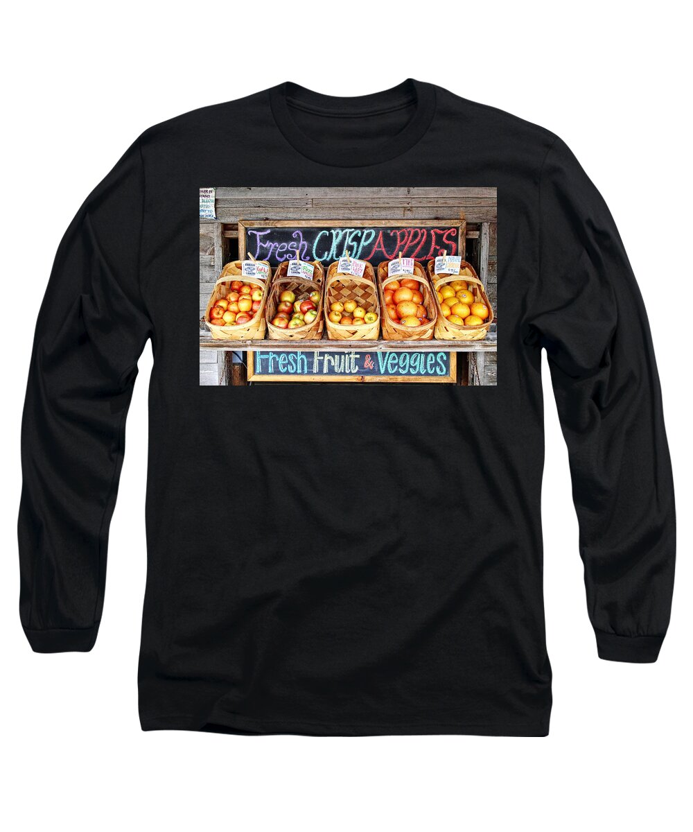 Fresh Fruit Long Sleeve T-Shirt featuring the photograph Fresh Fruit by Don Margulis