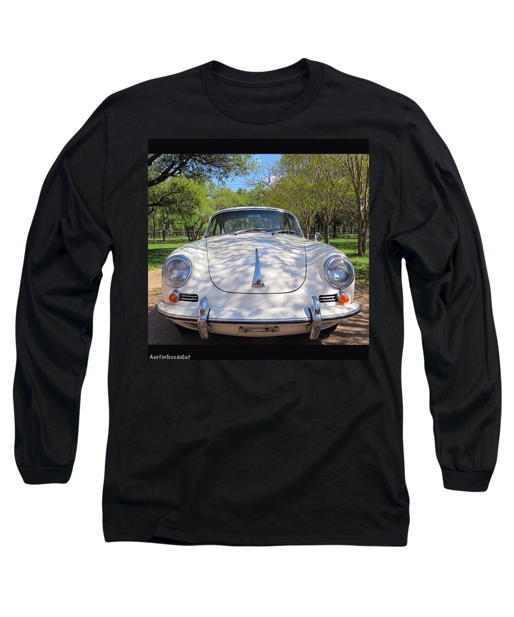 Caroftheday Long Sleeve T-Shirt featuring the photograph Full-frontal by Austin Tuxedo Cat